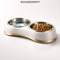 KIPASSIONN™ Aurora Double Pet Dining Station Where Design Meets Daily Pet Care