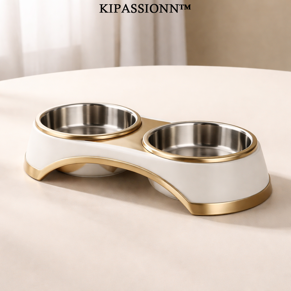 KIPASSIONN™ AuroraLift Double Pet Bowl Station